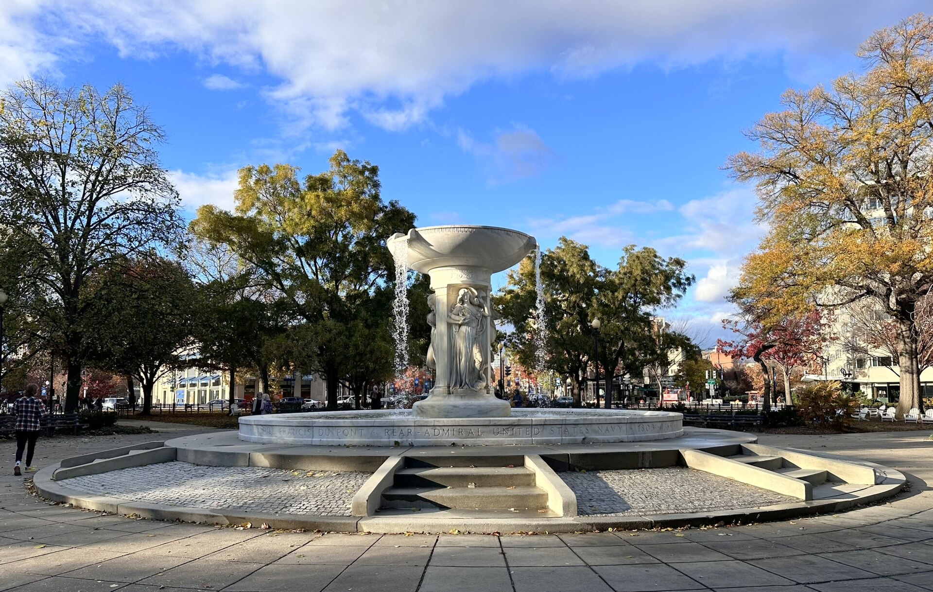 The Dupont Circle fountain, Washington DC