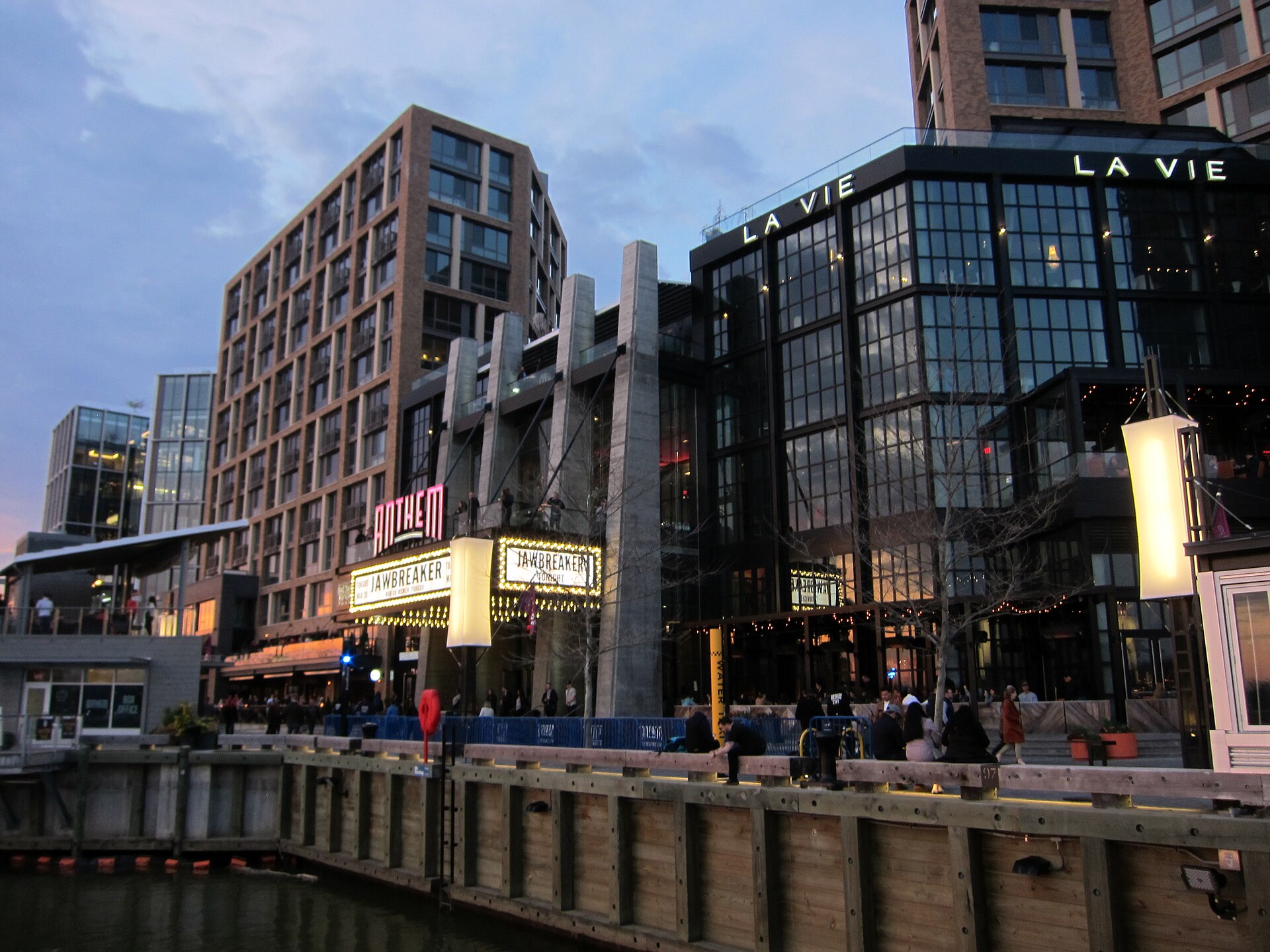 The Anthem and waterfront at The Wharf, Washington DC