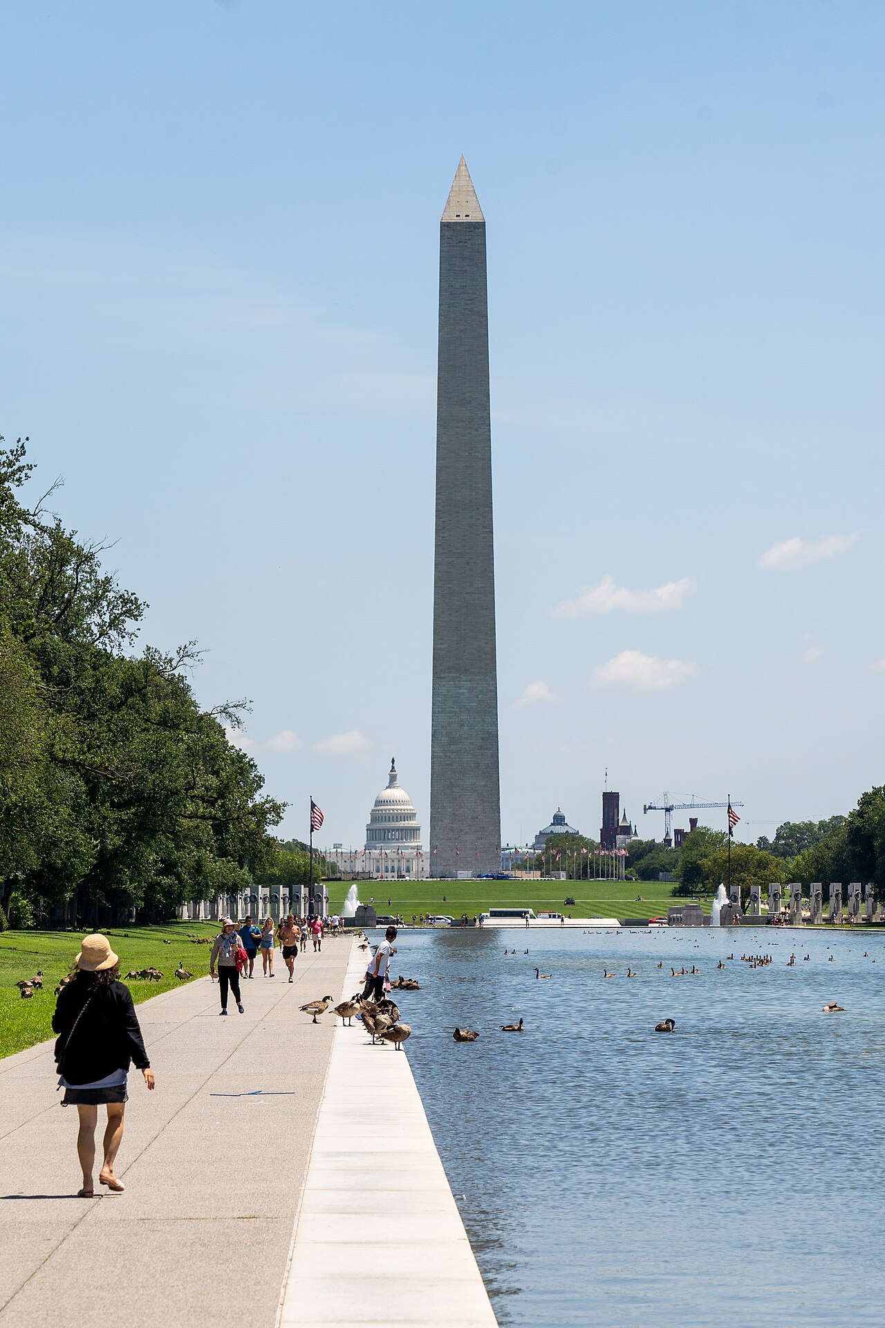 Washington Monument on a clear day, Washington DC